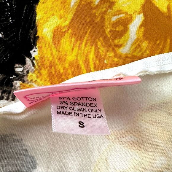 Floral Yellow and Black Dress - Picture 8 of 11